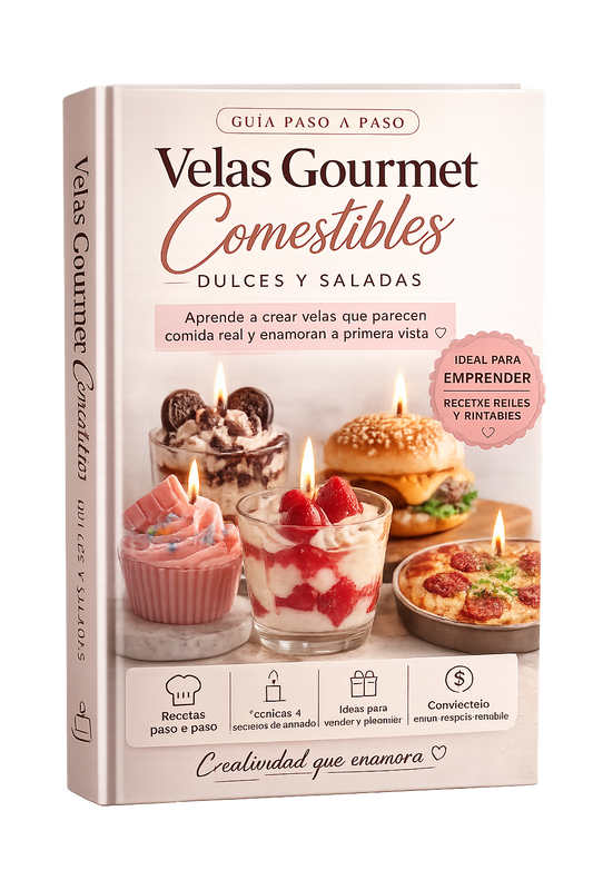Las Velas Comestibles Que Explotaron en Instagram
Crea +30 Recetas Dulces y Salados